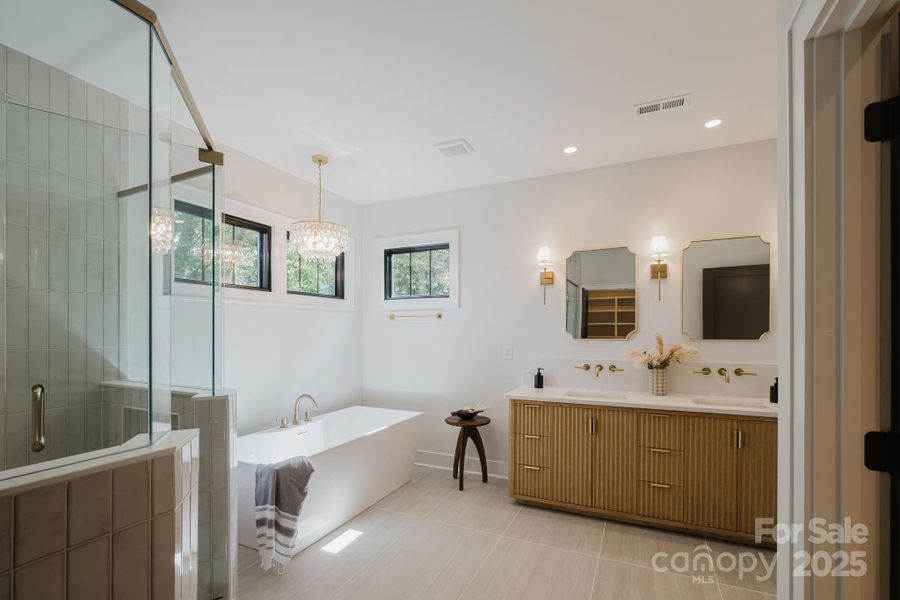 Furnished interior view inside a new home in , Charlotte (Image 15).