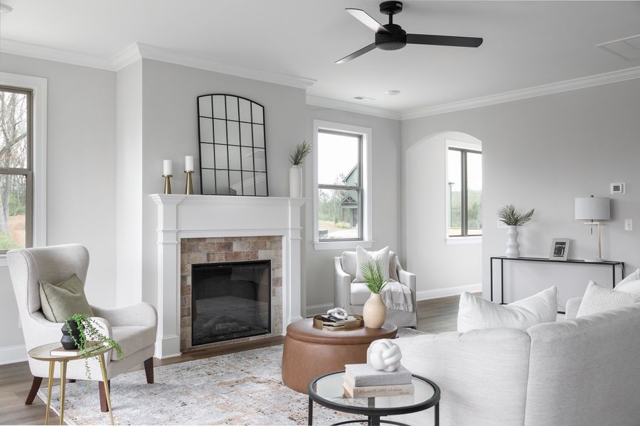 Representative furnished interior of a home built from the The Yosemite by Greentech Homes LLC in The Thicket at Sedman Hills, Hixson (Image 12).