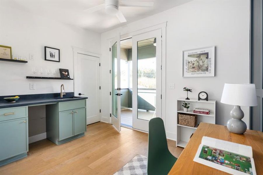 Furnished interior view inside a new home in , Atlanta (Image 9).