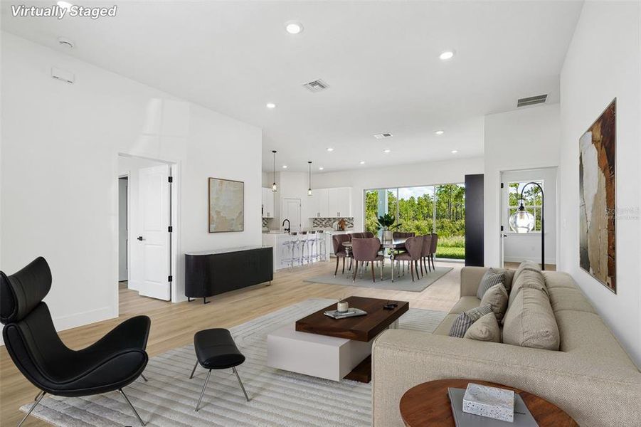 Furnished interior view inside a new home in , Ocala (Image 6). Furnished interior view inside a new home in , Ocala (Image 6).