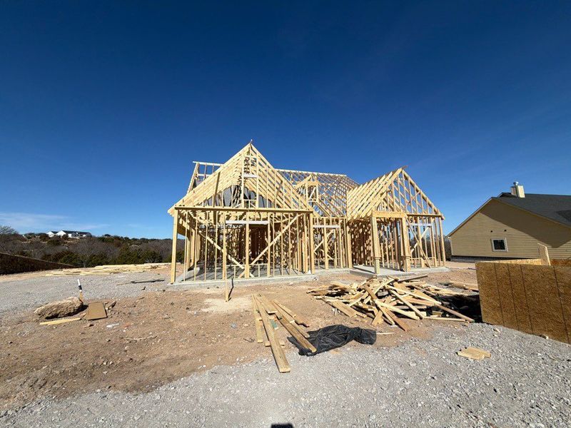 In-progress construction of a new home in Eagle Ridge Estates, Weatherford, TX (Image 3). In-progress construction of a new home in Eagle Ridge Estates, Weatherford, TX (Image 3).