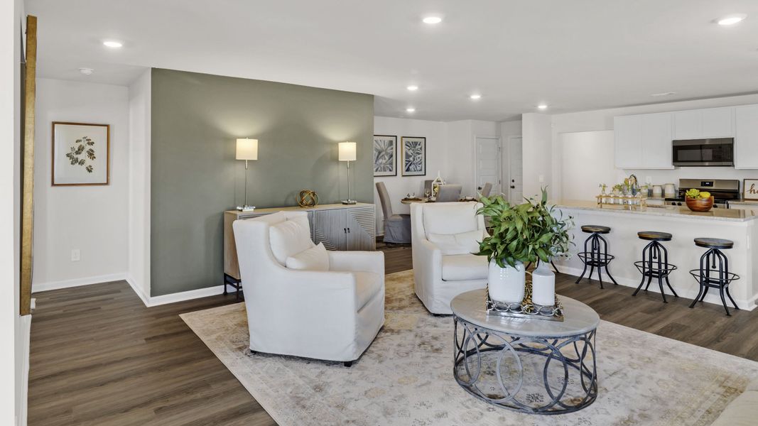 Furnished interior view inside a new home in Bailey Park, Fayetteville (Image 17).