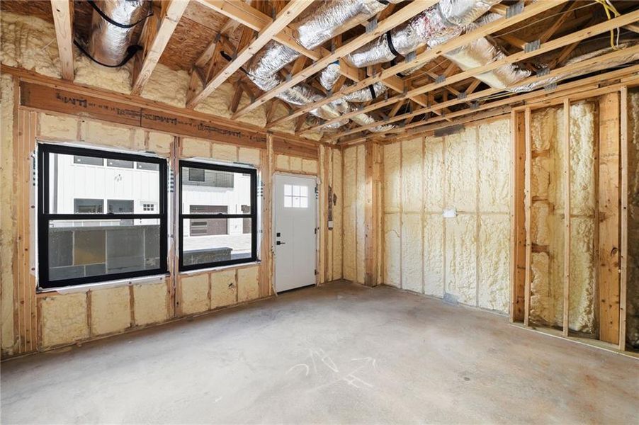 In-progress construction of a new home in , Roswell, GA (Image 69).