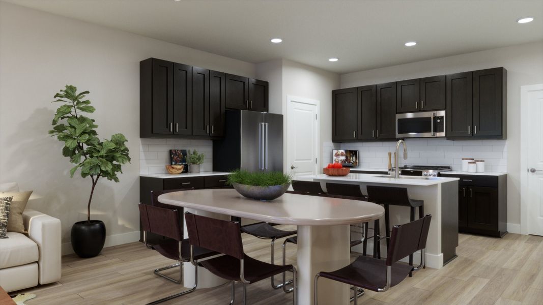 Representative furnished interior of a home built from the B - End by Trumark Homes in Erie Highlands, Erie (Image 6).