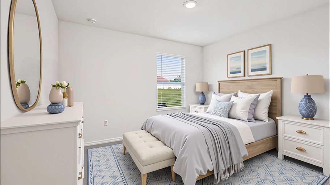 Furnished interior view inside a new home in Sunset Hills, Summerfield (Image 6).
