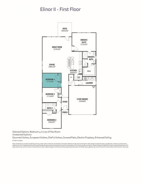 Elinor II - Floor Plan