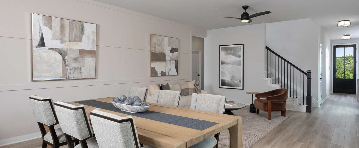 Representative furnished interior of a home built from the Iris by Ashton Woods in Arcadia Ridge, San Antonio (Image 8). Representative furnished interior of a home built from the Iris by Ashton Woods in Arcadia Ridge, San Antonio (Image 8).