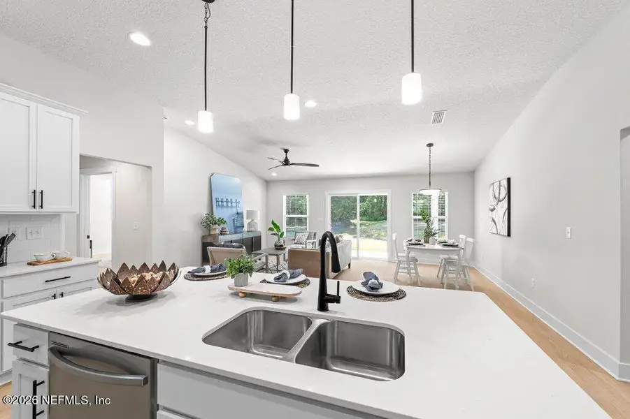 Furnished interior view inside a new home in , Jacksonville (Image 17).