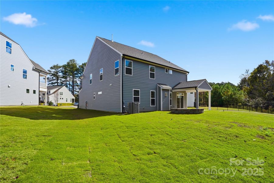 Exterior details and patio area of a home in Carrington, Stanley (Image 4). Exterior details and patio area of a home in Carrington, Stanley (Image 4).