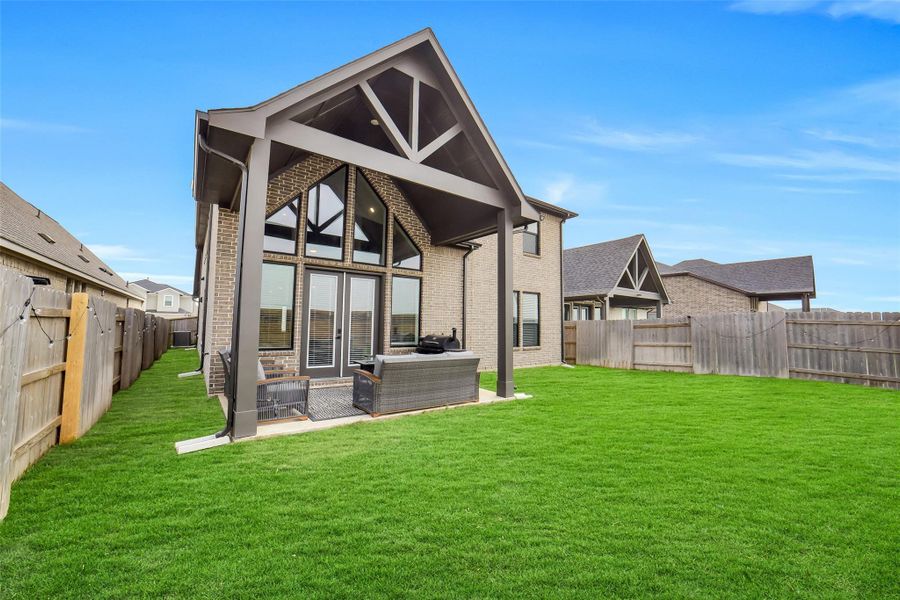 Exterior details and patio area of a home in Elyson 45' & 70', Cypress (Image 22).