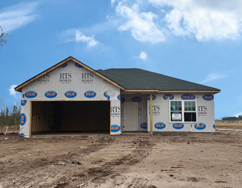 In-progress construction of a new home in The Village at Sassafras, Allenhurst, GA (Image 3).
