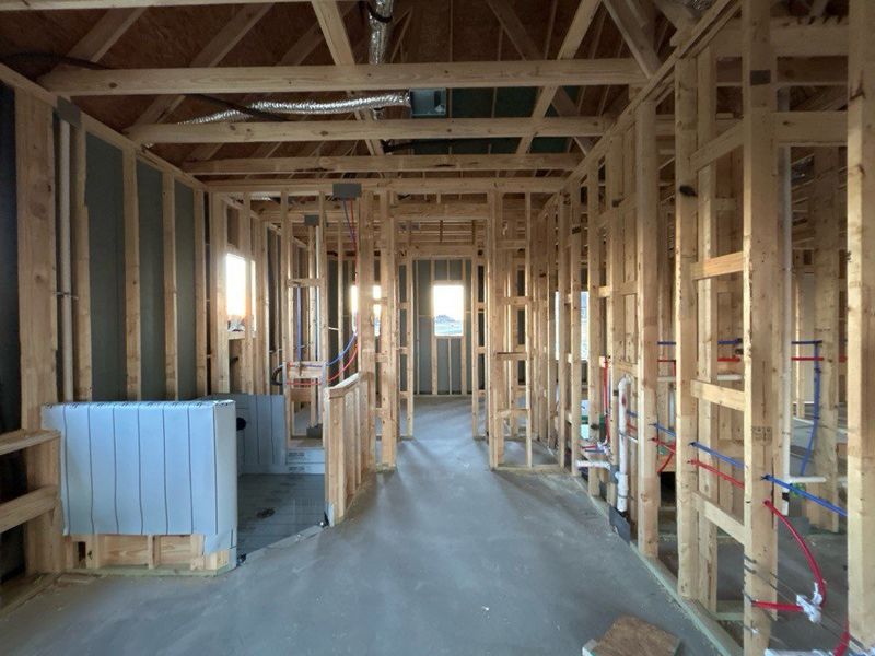 In-progress construction of a new home in Creekview Addition, Van Alstyne, TX (Image 9). In-progress construction of a new home in Creekview Addition, Van Alstyne, TX (Image 9).