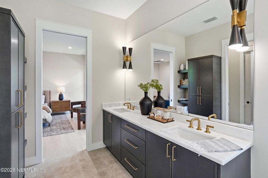 Furnished interior view inside a new home in , Atlantic Beach (Image 17).