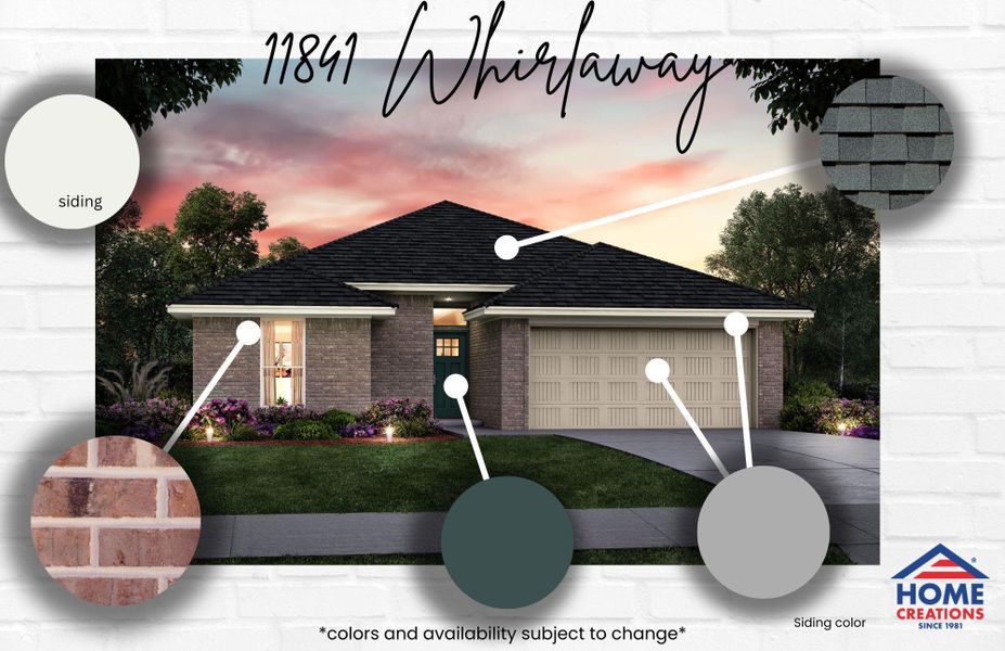 Sample of building materials used in homes in Lexington Heights, Willis (Image 35).