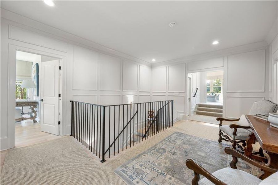 Furnished interior view inside a new home in Manor Estates, Alpharetta (Image 32).