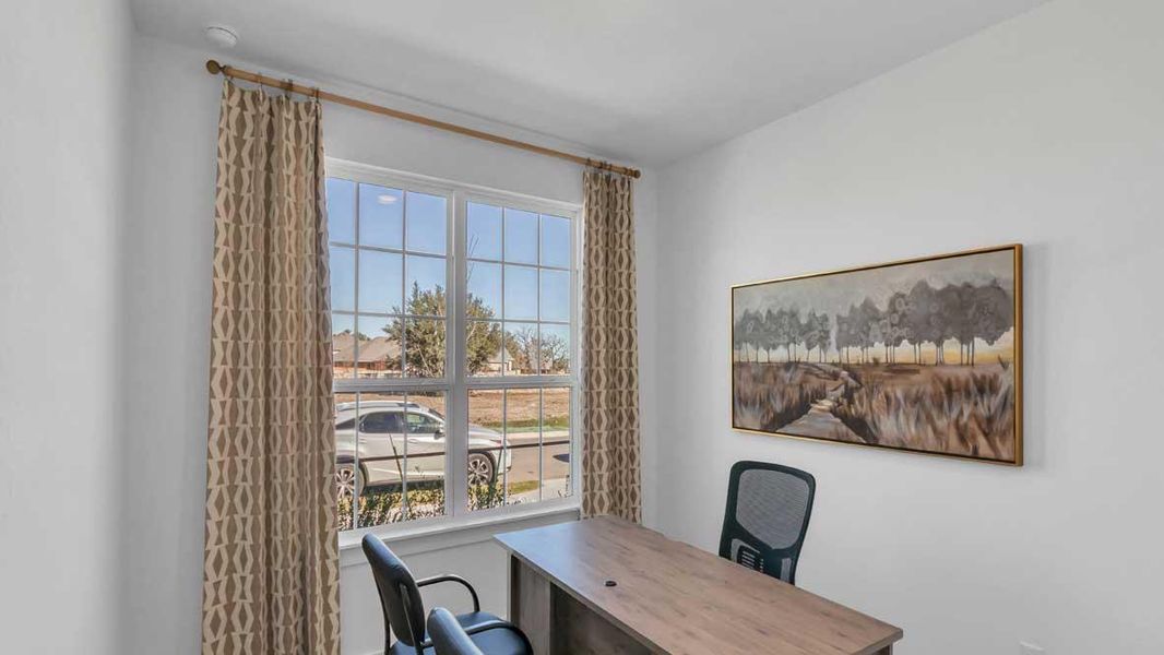 Furnished interior view inside a new home in Rosenbusch Ranch, Leander (Image 11).