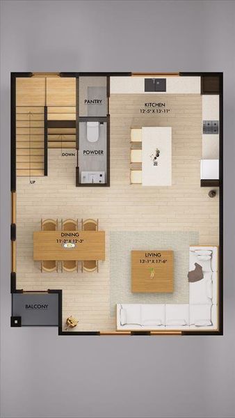 2D floor plan layout of this home in , Houston, TX (Image 4). 2D floor plan layout of this home in , Houston, TX (Image 4).