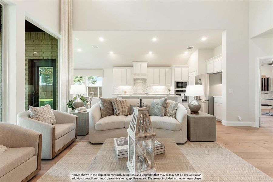 Furnished interior view inside a new home in Hampton Park, Glenn Heights (Image 11).