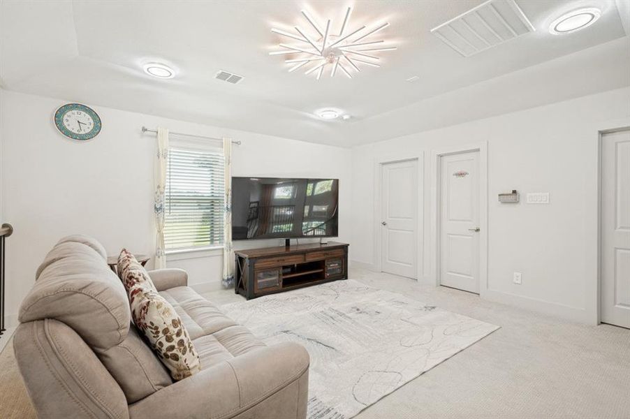 Furnished interior view inside a new home in , Little Elm (Image 22).