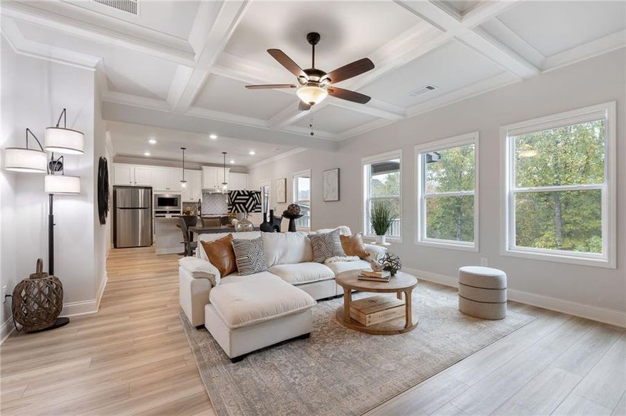 Furnished interior view inside a new home in , Auburn (Image 32).