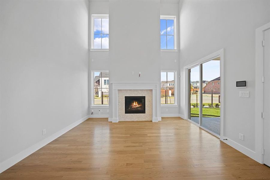 Spacious, unfurnished interior of a new home in Fields - 40' Lots, Frisco (Image 31). Spacious, unfurnished interior of a new home in Fields - 40' Lots, Frisco (Image 31).