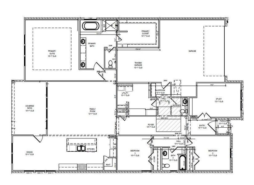 2D floor plan layout of this home in Attwater, Waller, TX (Image 5).