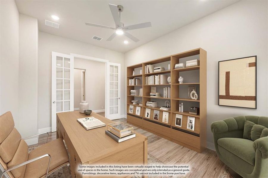 Furnished interior view inside a new home in Paloma Ranch Estates, Justin (Image 10). Furnished interior view inside a new home in Paloma Ranch Estates, Justin (Image 10).