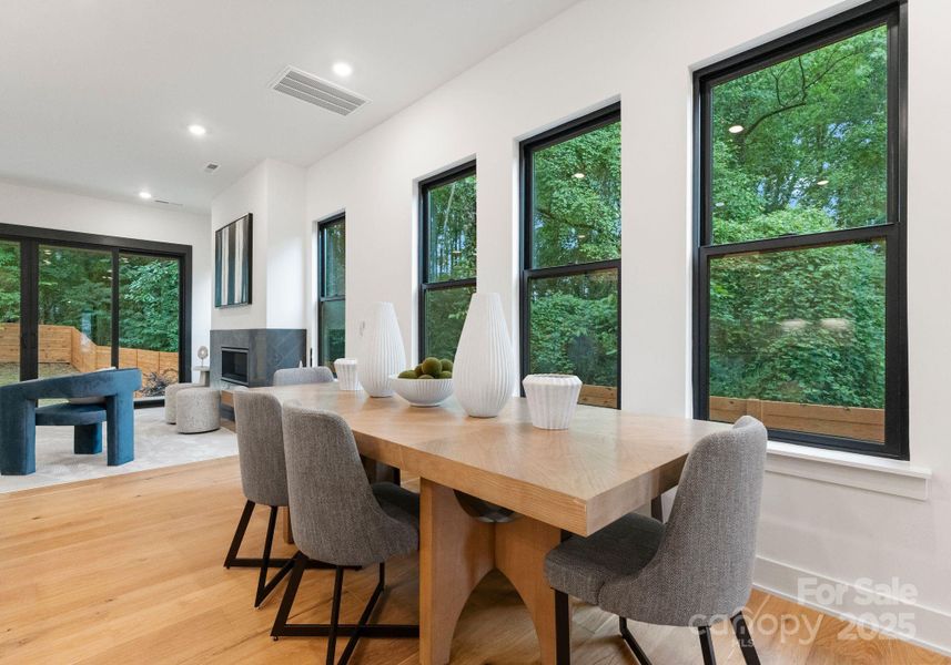 Furnished interior view inside a new home in , Charlotte (Image 16). Furnished interior view inside a new home in , Charlotte (Image 16).