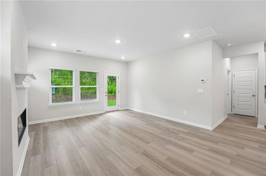 Spacious, unfurnished interior of a new home in Hemingway - Reserve Series, Cumming (Image 35). Spacious, unfurnished interior of a new home in Hemingway - Reserve Series, Cumming (Image 35).
