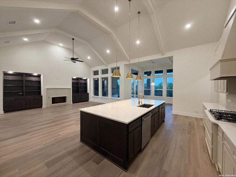 Furnished interior view inside a new home in Waldsanger, New Braunfels (Image 9).