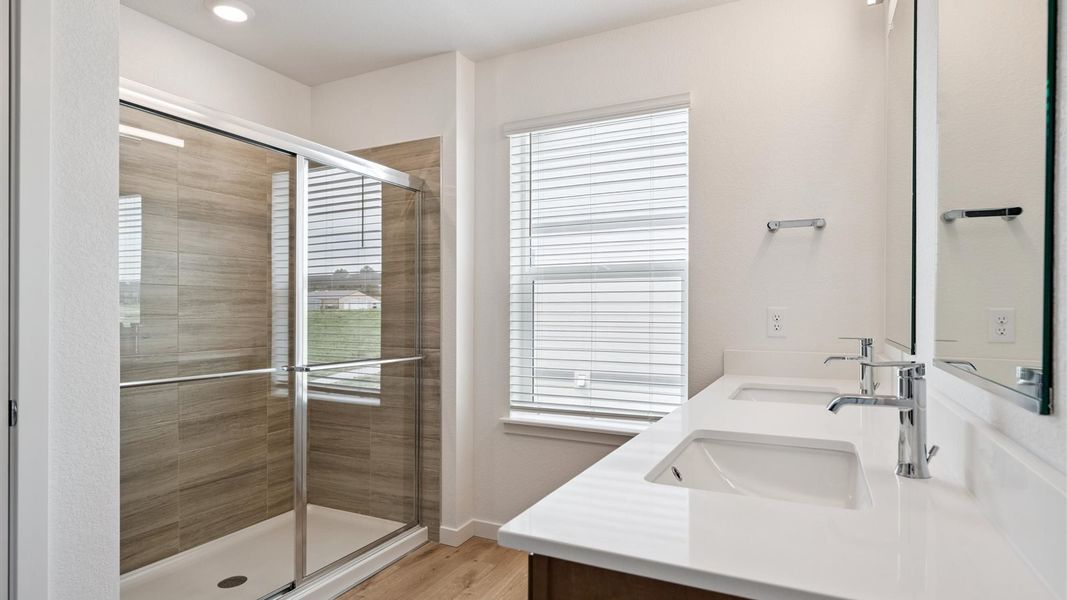 Furnished interior view inside a new home in Trails at Crowfoot, Parker (Image 9).