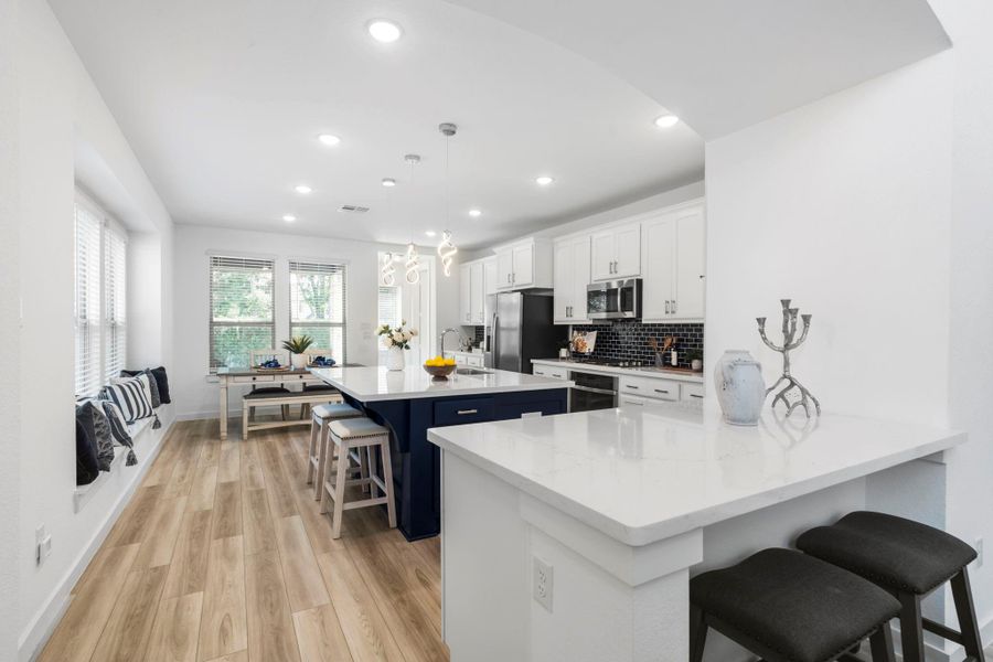 Plenty of counter space Plenty of counter space