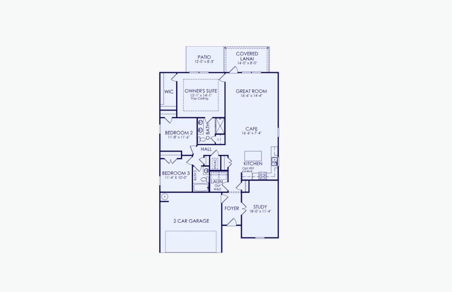 2D floor plan layout of this home in Waterways, Richmond Hill, GA (Image 3). 2D floor plan layout of this home in Waterways, Richmond Hill, GA (Image 3).