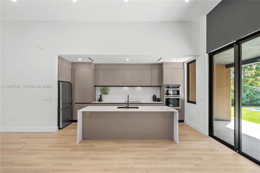 Furnished interior view inside a new home in , Miami (Image 6).