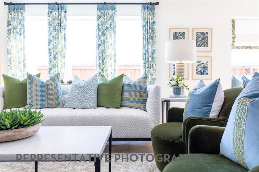 Furnished interior view inside a new home in Hillstead, Lavon (Image 17).