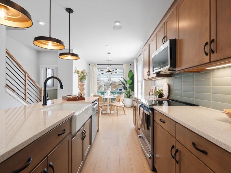 Furnished interior view inside a new home in Southmont, Charlotte (Image 5).