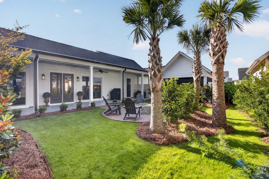Exterior details and patio area of a home in , Summerville (Image 37). Exterior details and patio area of a home in , Summerville (Image 37).