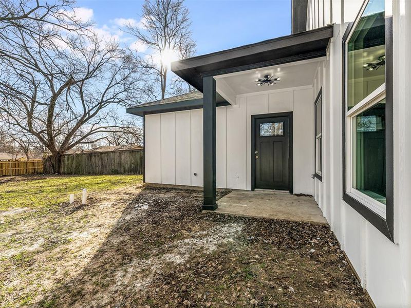 View of property entrance