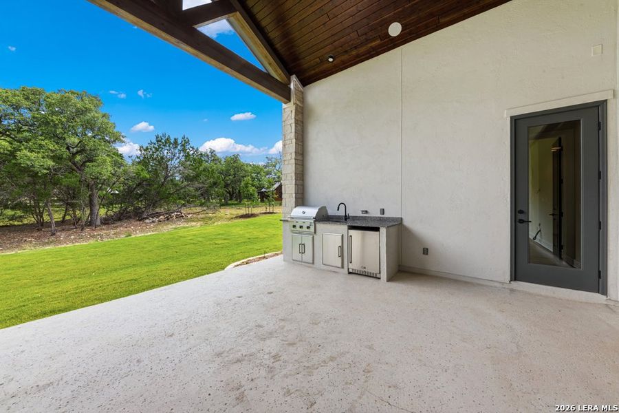 Exterior details and patio area of a home in , Boerne (Image 26). Exterior details and patio area of a home in , Boerne (Image 26).