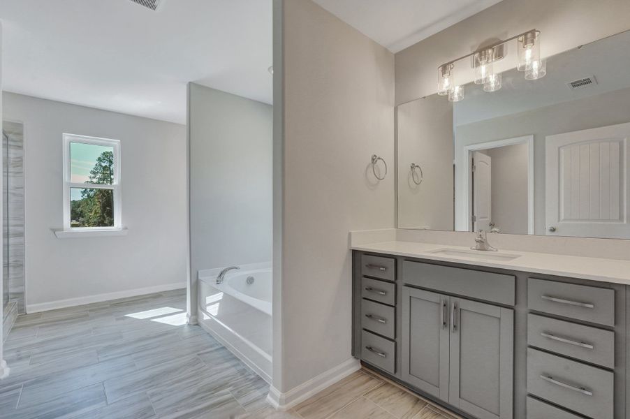Furnished interior view inside a new home in Settlers Hammock, Kingsland (Image 12).