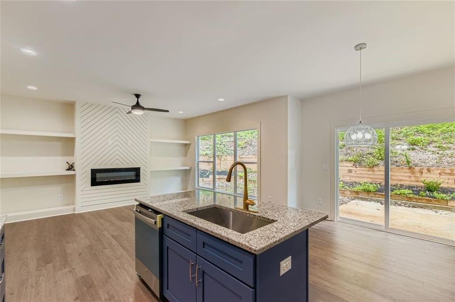 Furnished interior view inside a new home in , Decatur (Image 3).