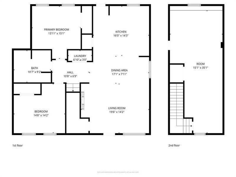 2D floor plan layout of this home in , Fort Worth, TX (Image 7).