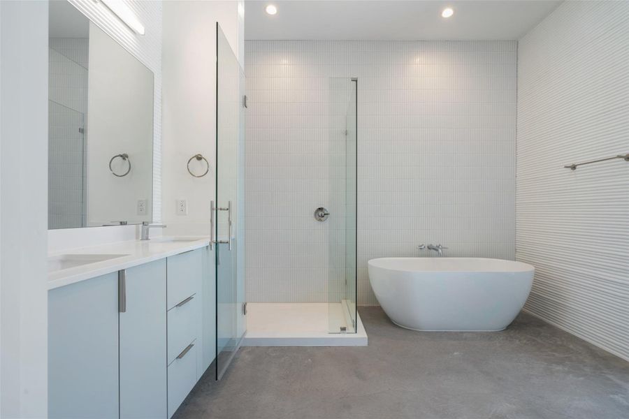 Furnished interior in a model home at Wimberley Springs in Wimberley (Image 25).