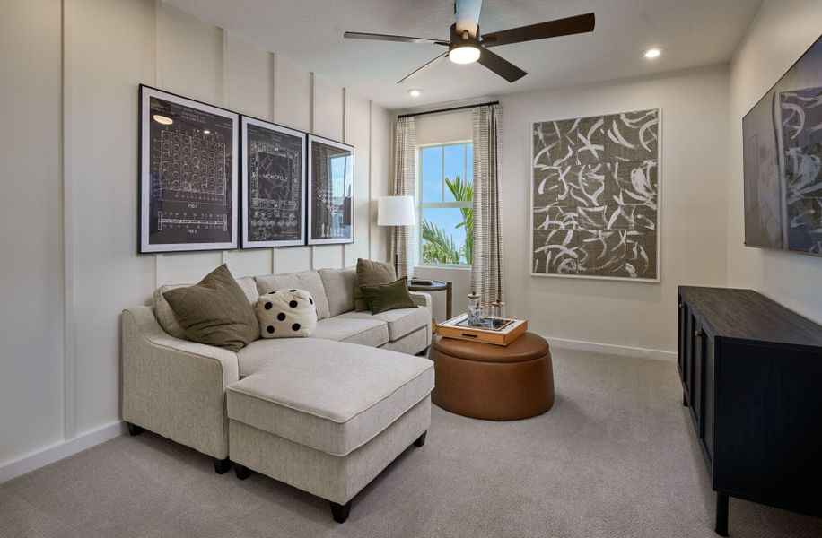 Representative furnished interior of a home built from the Saratoga by Mattamy Homes in Forest, Greenacres (Image 8). Representative furnished interior of a home built from the Saratoga by Mattamy Homes in Forest, Greenacres (Image 8).