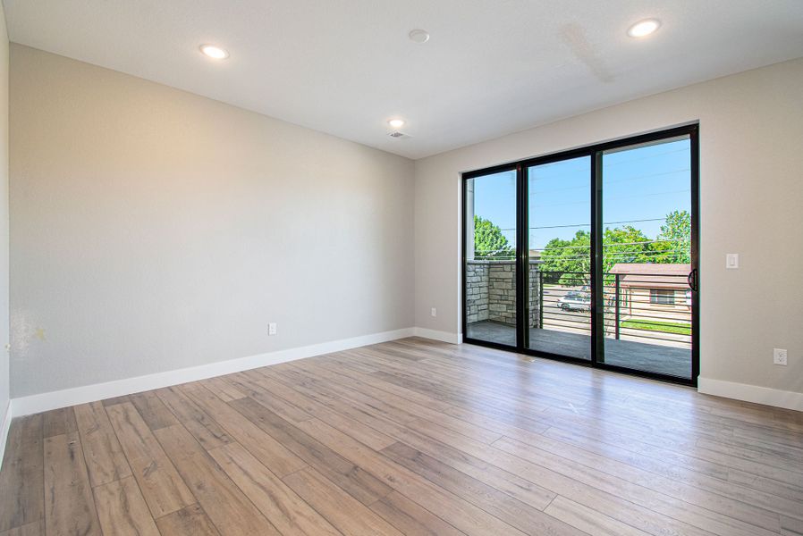 Representative unfurnished interior of a home built from the Taylor by Lokal Homes in The Commons at Victory Ridge, Colorado Springs (Image 23).