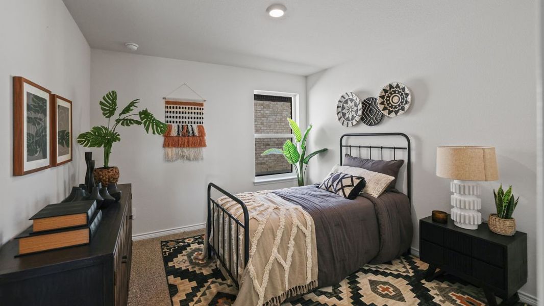 Furnished interior view inside a new home in Prairie Oaks, Oak Point (Image 28).