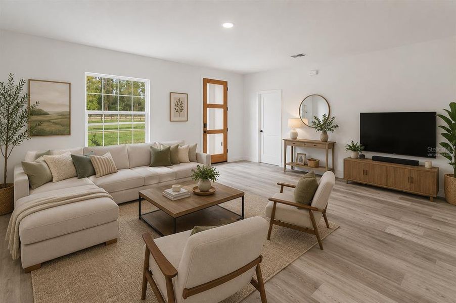 Furnished interior view inside a new home in , Ocala (Image 12). Furnished interior view inside a new home in , Ocala (Image 12).