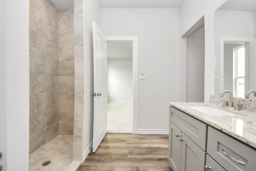 Furnished interior view inside a new home in The Enclave at Spring Branch, Conroe (Image 13).