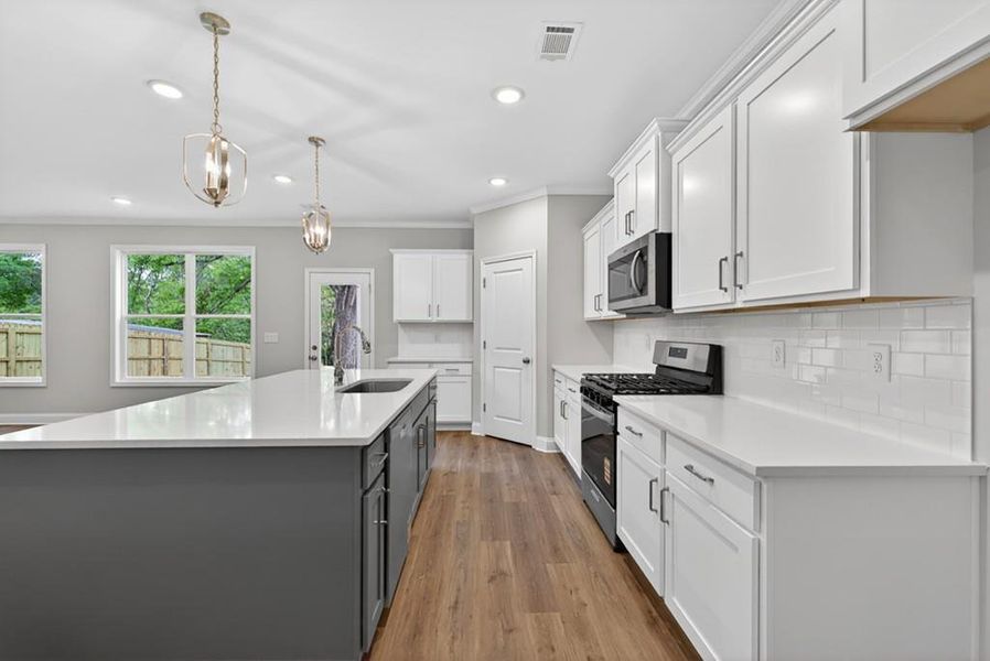 Furnished interior view inside a new home in , Sugar Hill (Image 17).