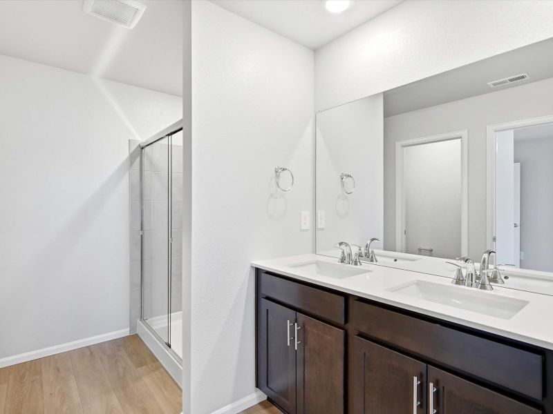 Furnished interior view inside a new home in York Station, Thornton (Image 7). Furnished interior view inside a new home in York Station, Thornton (Image 7).